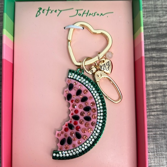 Betsey Johnson | Watermelon Bag Charm - Picture 2 of 6